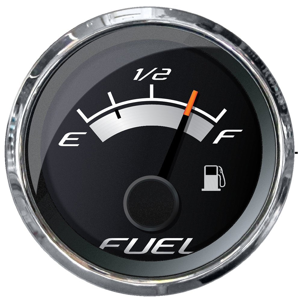Faria Platinum 2" Fuel Level Gauge (E - 1/2 - F) - Get Tight Gear
