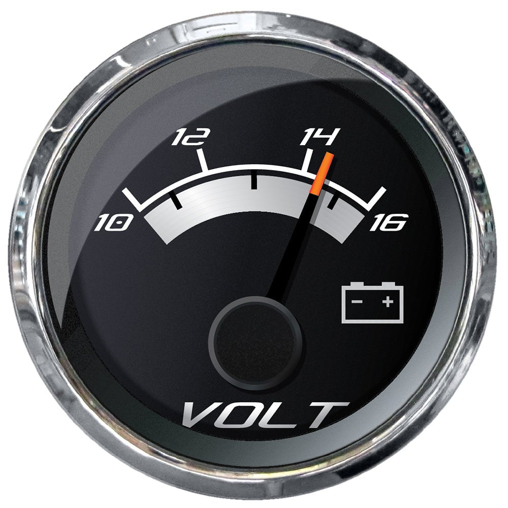 Faria Platinum 2" Voltmeter (10 - 16 VDC) - Get Tight Gear
