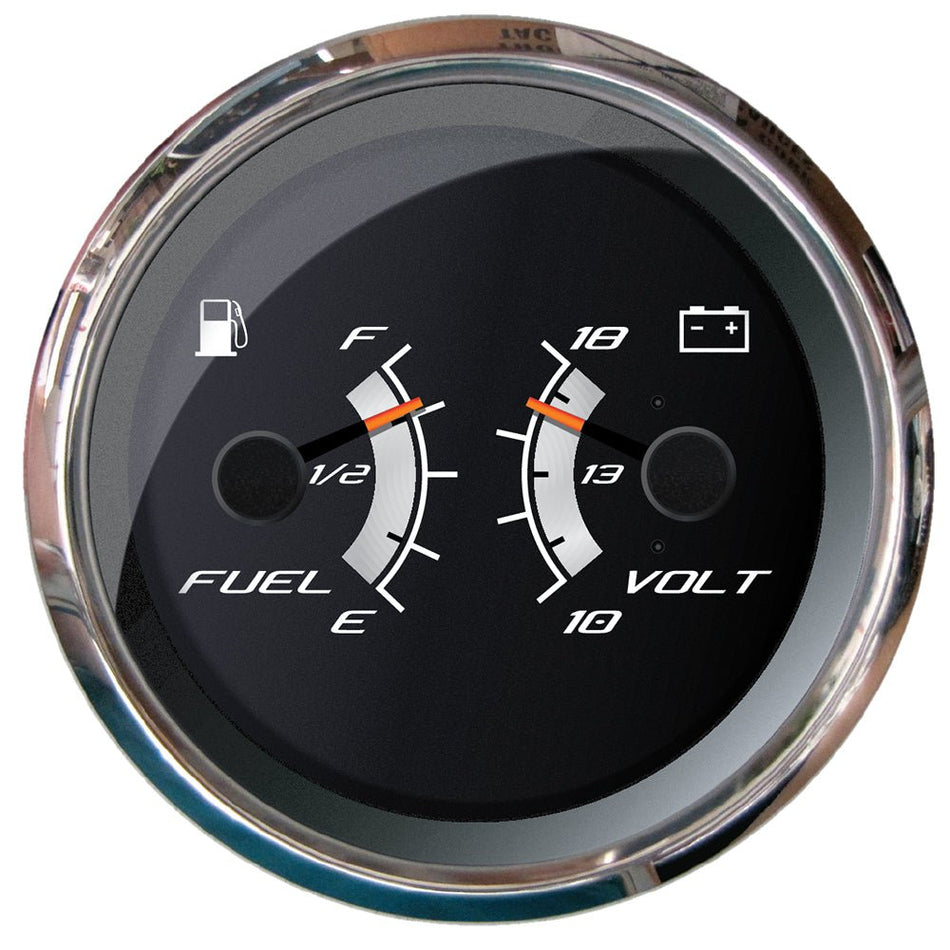 Faria Platinum 4" Multi - Function - Fuel Level & Voltmeter - Get Tight Gear