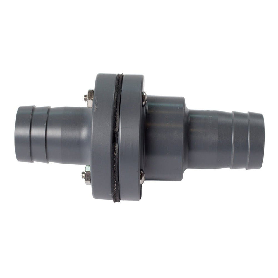 FATSAC 1 - 1/8" Barbed In - Line Check Valve w/O - Rings f/Auto Ballast System - Get Tight Gear