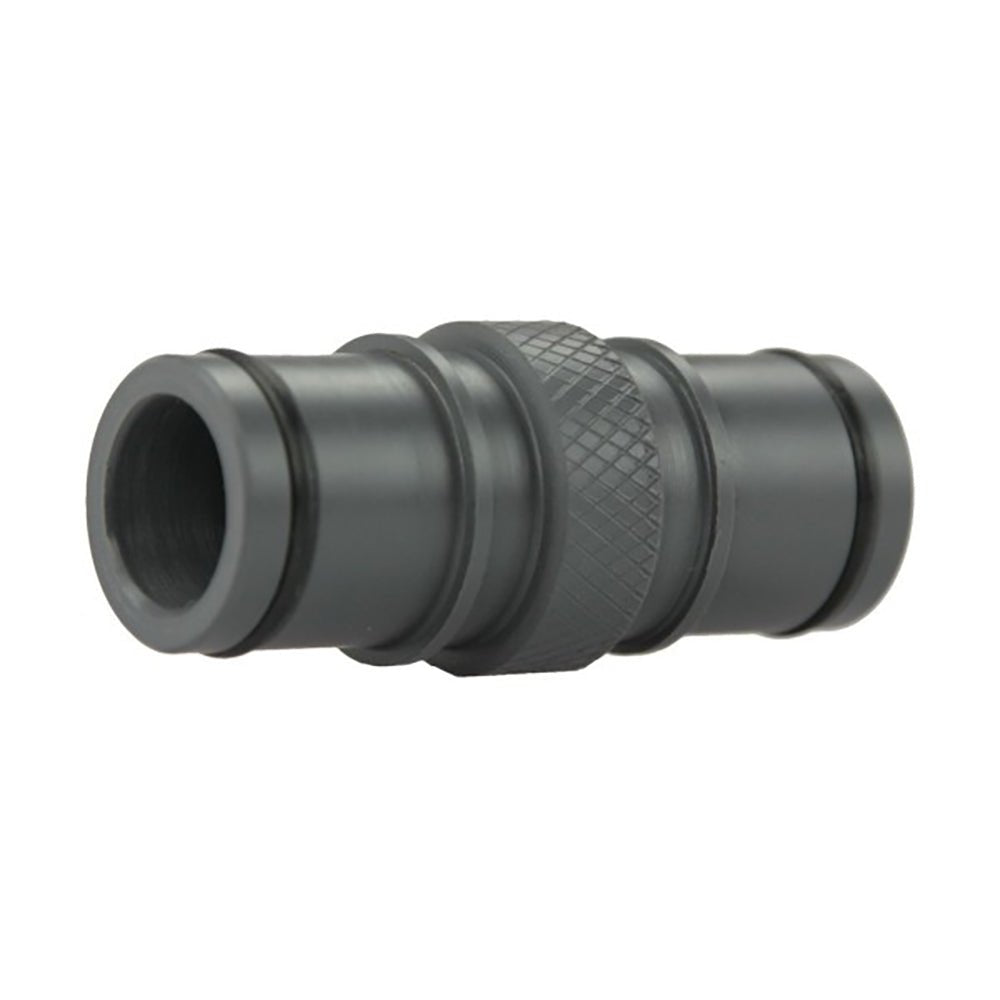 FATSAC Double Sided 1 - 1/8" Quick Connect Fitting w/O - Rings f/Auto Ballast System - Get Tight Gear