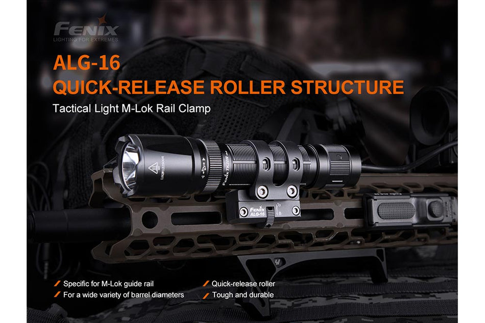Fenix ALG - 16 Tactical Light M - Lok Rail Mount - Get Tight Gear