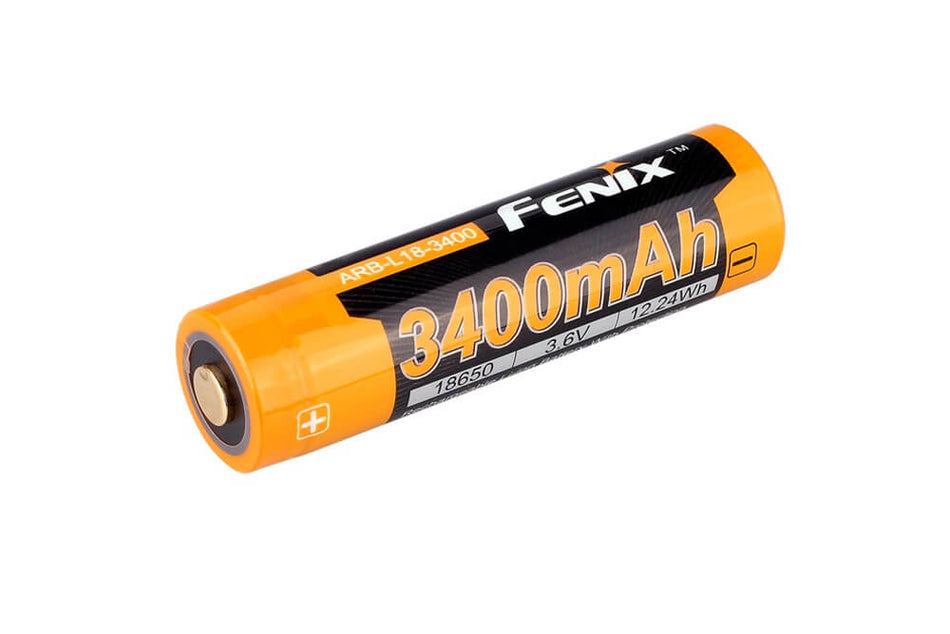 Fenix ARB - L18 - 3400mAh Rechargeable 18650 Battery - Get Tight Gear