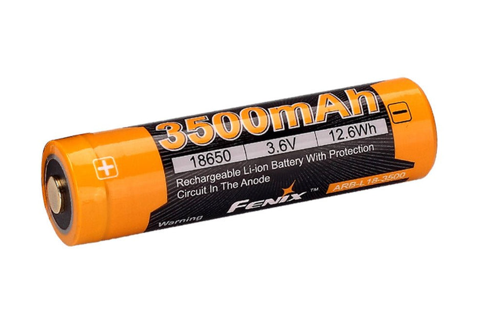 Fenix ARB - L18 - 3500 High - Capacity 18650 Battery - 3500mAh - Get Tight Gear