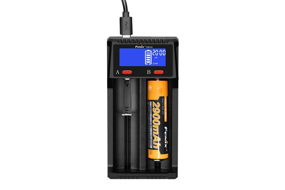Fenix ARE - D2 Dual Channel Smart Battery Charger - Get Tight Gear