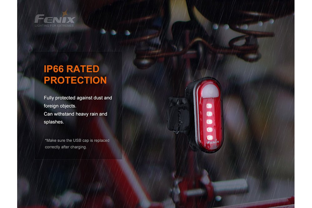 Fenix BC05R V2.0 Rechargeable Bicycle Tail Light - Get Tight Gear