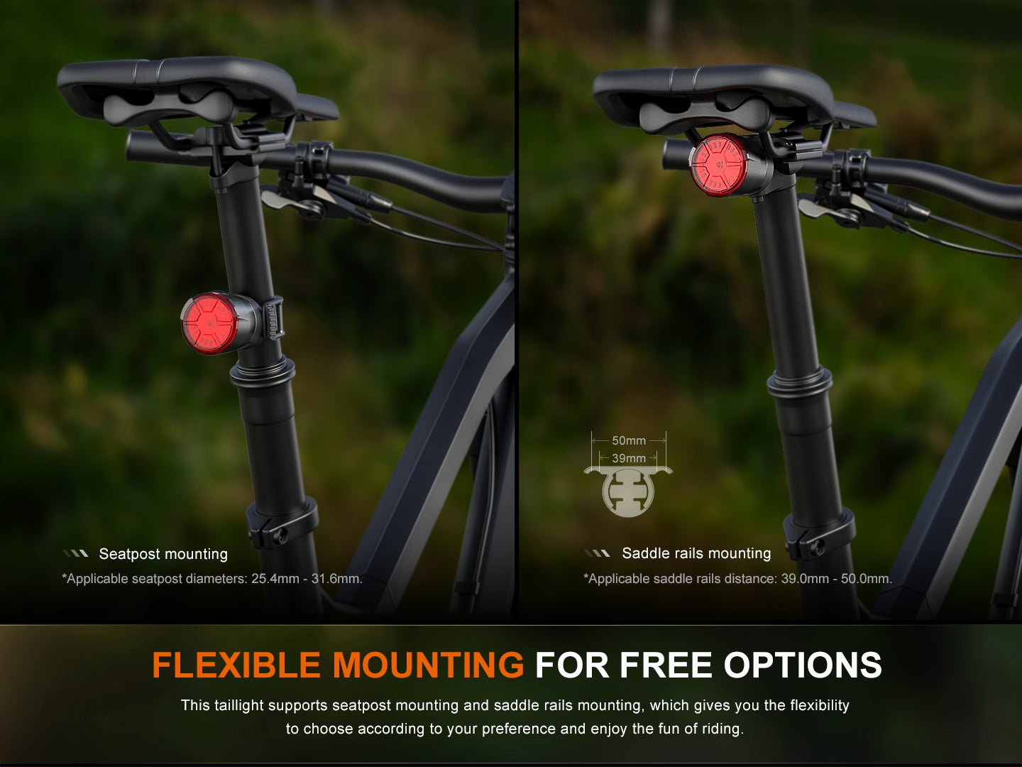 Fenix BC06R Smart - Brake Bicycle Taillight - Get Tight Gear