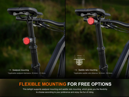 Fenix BC06R Smart - Brake Bicycle Taillight - Get Tight Gear