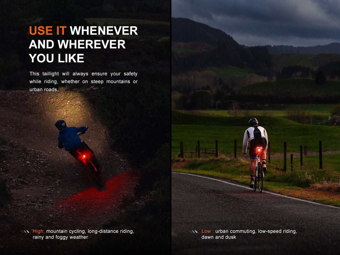 Fenix BC06R Smart - Brake Bicycle Taillight - Get Tight Gear