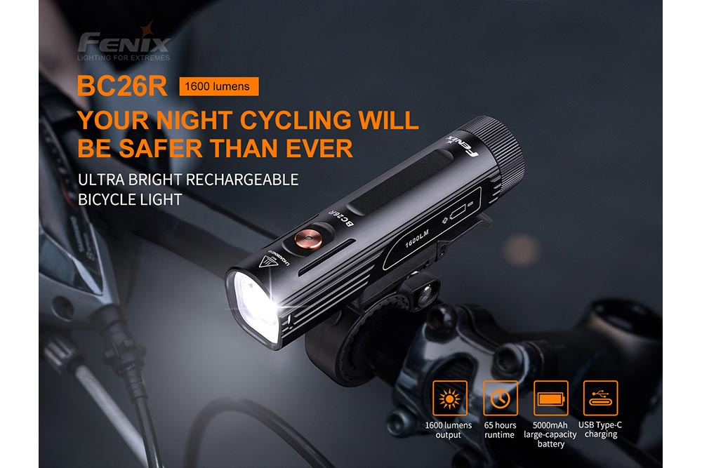 Fenix BC26R LED Bike Light - Get Tight Gear