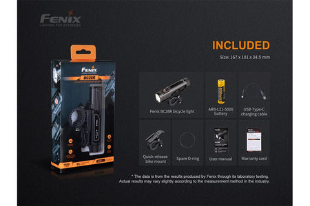 Fenix BC26R LED Bike Light - Get Tight Gear