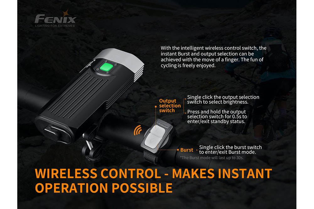 Fenix BC30 V2 LED Bike Light - Get Tight Gear