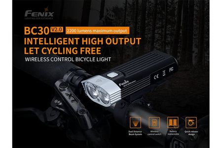 Fenix BC30 V2 LED Bike Light - Get Tight Gear