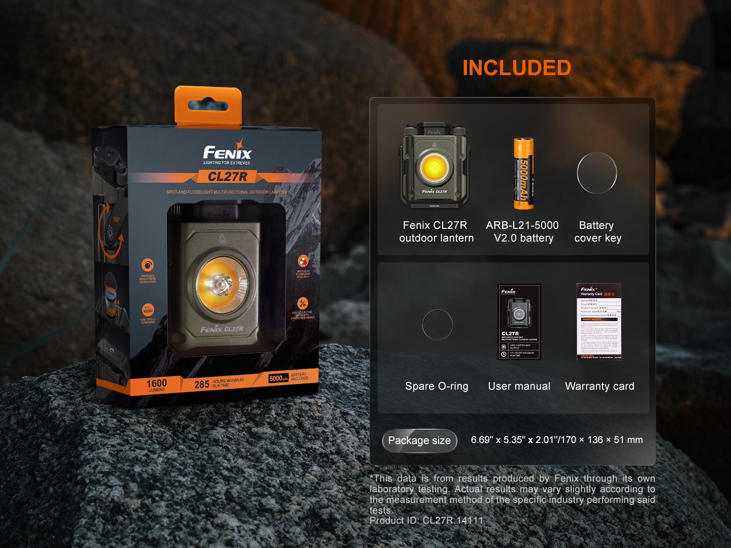 Fenix CL27R Multifunctional Outdoor Lantern - Get Tight Gear