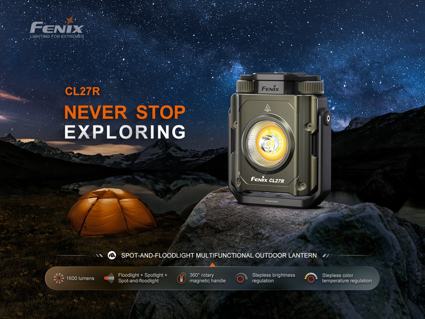 Fenix CL27R Multifunctional Outdoor Lantern - Get Tight Gear
