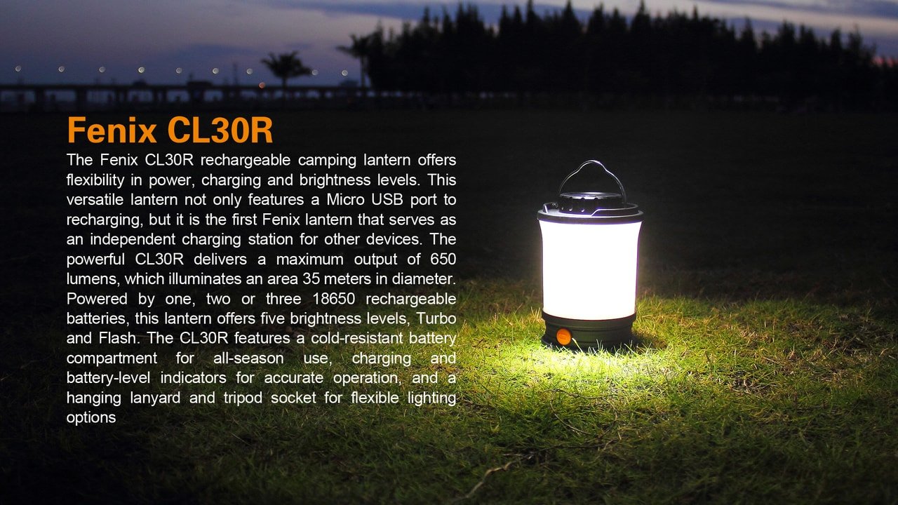 Fenix CL30R LED Camping Lantern - Get Tight Gear