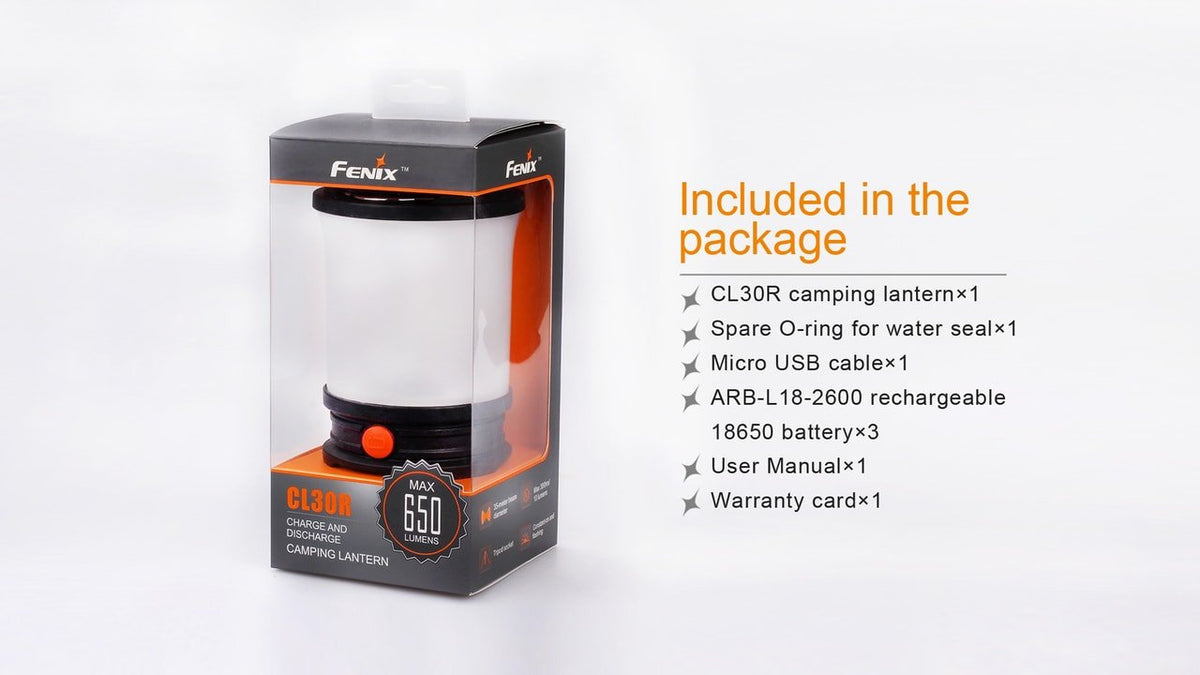 Fenix CL30R LED Camping Lantern - Get Tight Gear