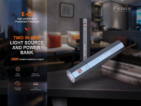 Fenix E - CP 1600 - lumen LED Flashlight/Powerbank - Get Tight Gear