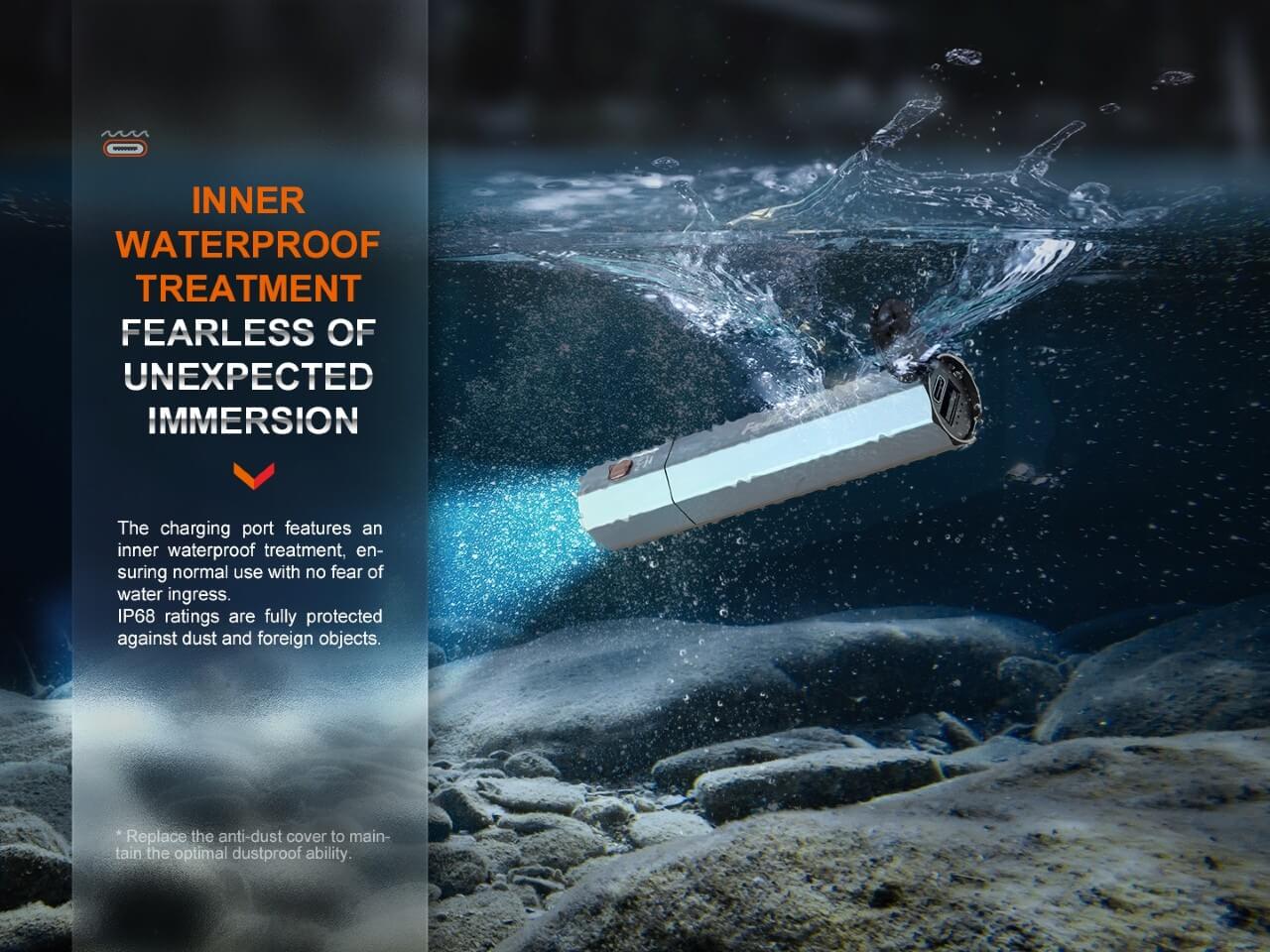 Fenix E - CP 1600 - lumen LED Flashlight/Powerbank - Get Tight Gear