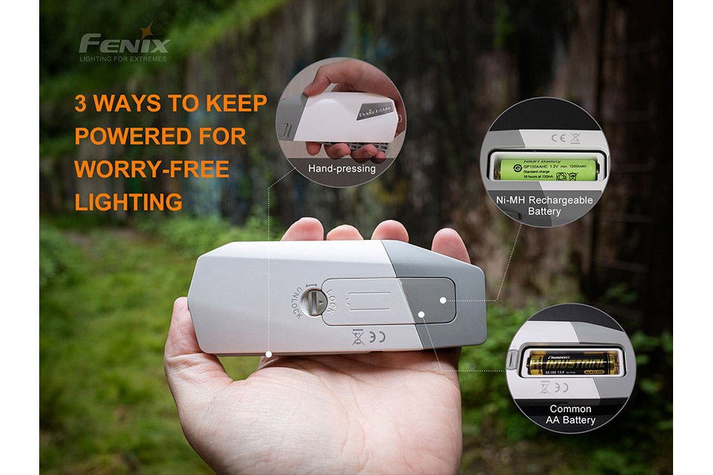 Fenix E - Star - Portable Self - powered Emergency LED Flashlight - Get Tight Gear
