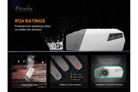Fenix E - Star - Portable Self - powered Emergency LED Flashlight - Get Tight Gear