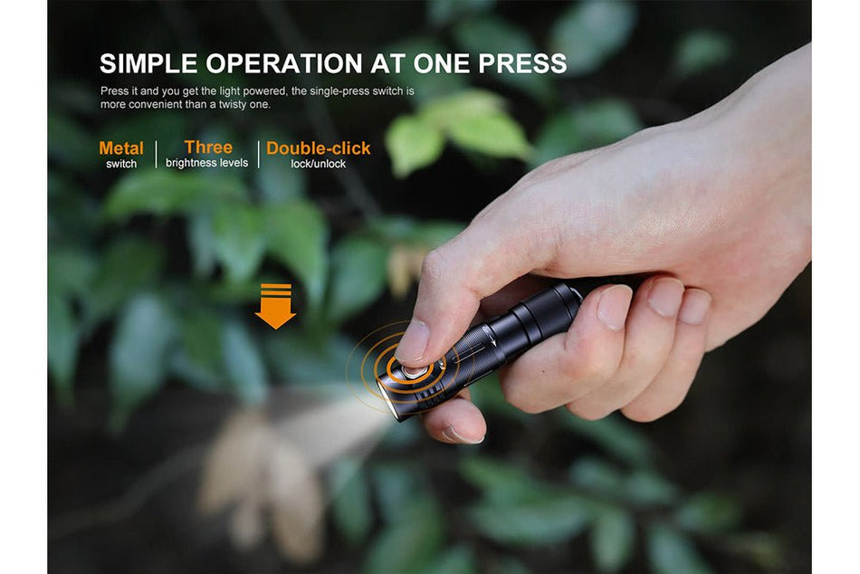 Fenix E05R Mini Keychain LED Flashlight - 400 Lumens - Get Tight Gear