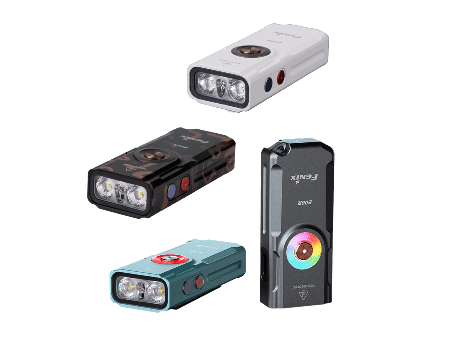 Fenix E06R Keychain Light with White, UV, and Red Laser Lights - Get Tight Gear