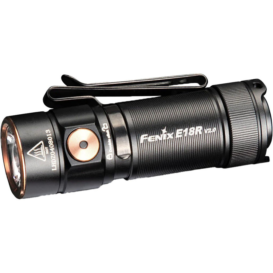 Fenix FX - E18RV2 Flashlight 1200 Lumen Black - Get Tight Gear