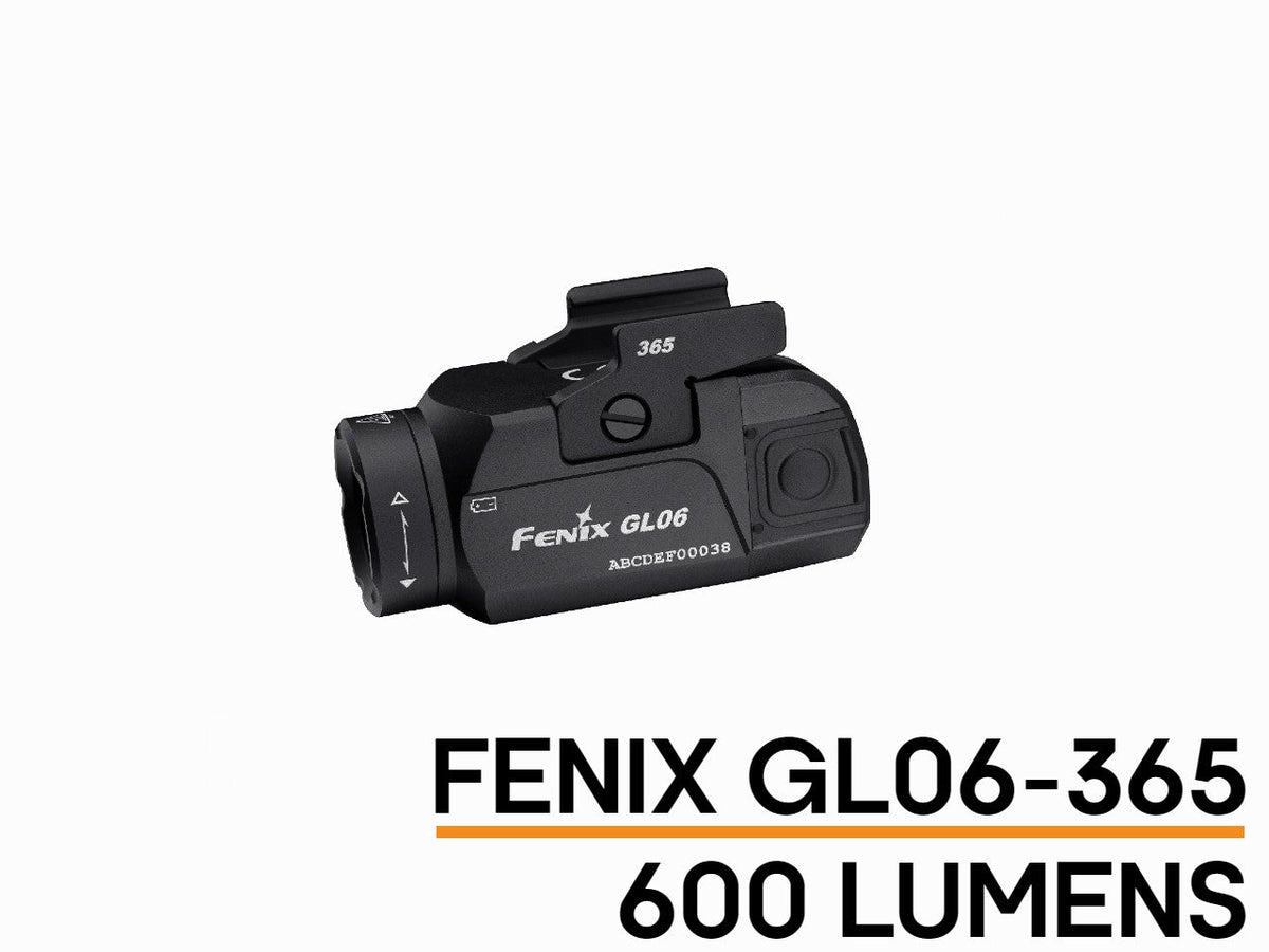 Fenix GL06 Pocket Pistol Tactical LED Light - 600 Lumens - Get Tight Gear