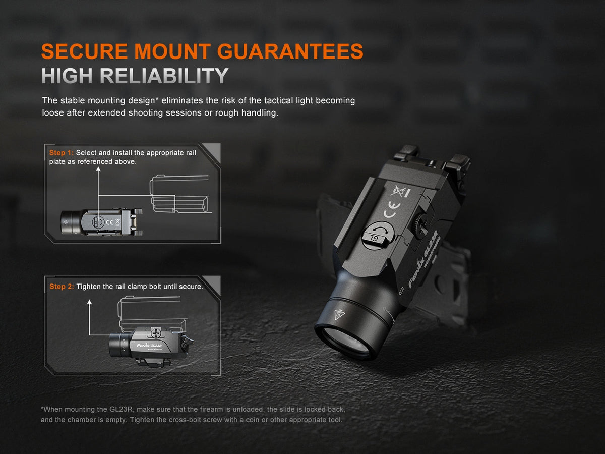 Fenix GL23R Green Laser Tactical Light - Get Tight Gear