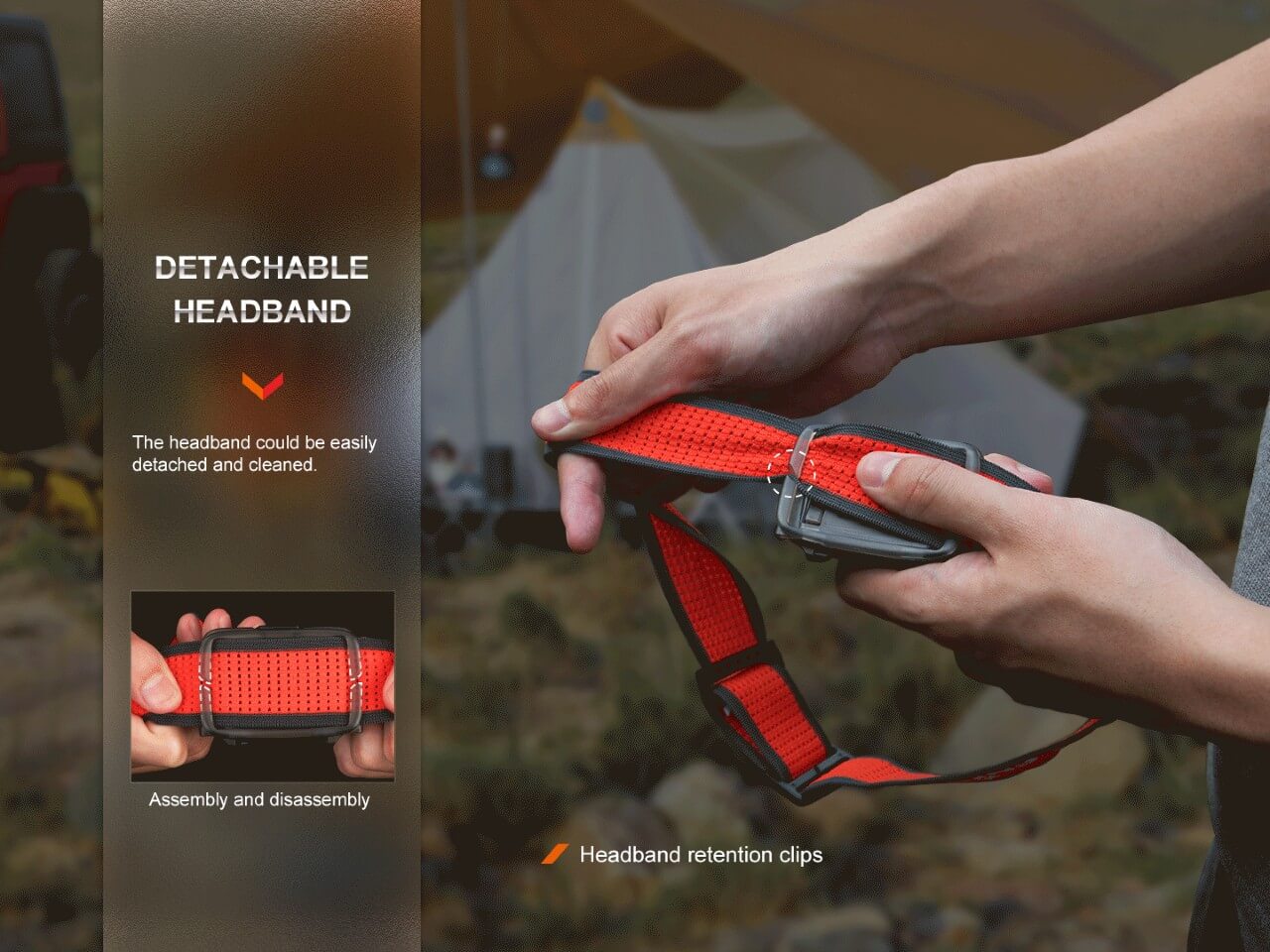 Fenix HL16 Lightweight Outdoor Hiking LED Headlamp - Get Tight Gear