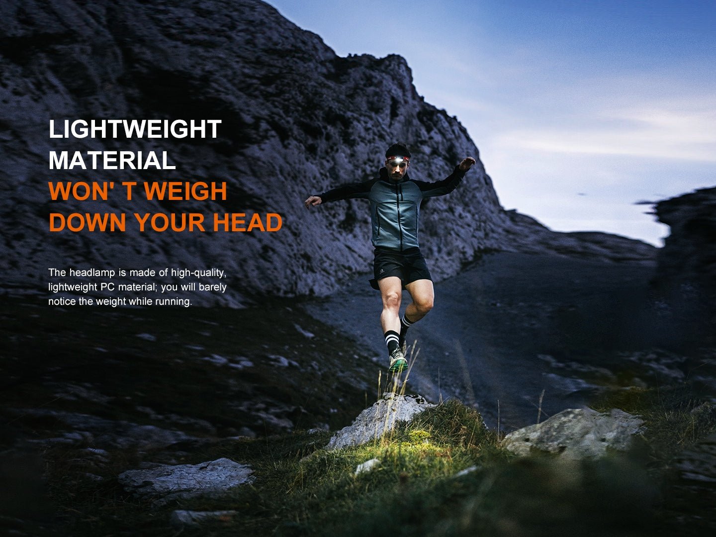 Fenix HL18R - T V2 Lightweight Trail Running Headlamp - Get Tight Gear