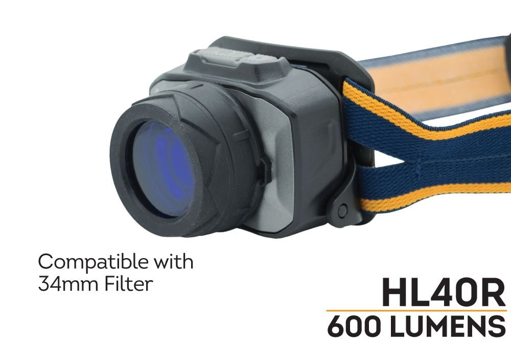 Fenix HL40R Focusable USB Rechargeable LED Headlamp - Get Tight Gear