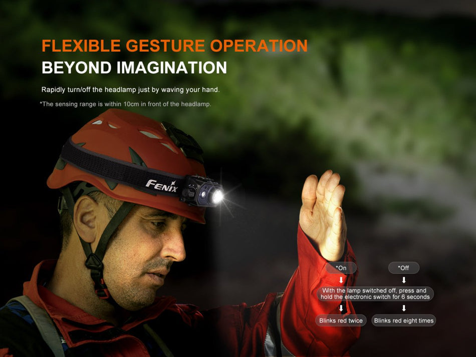 Fenix HL45R Rechargeable Focusing Gesture - Sensing Headlamp - Get Tight Gear