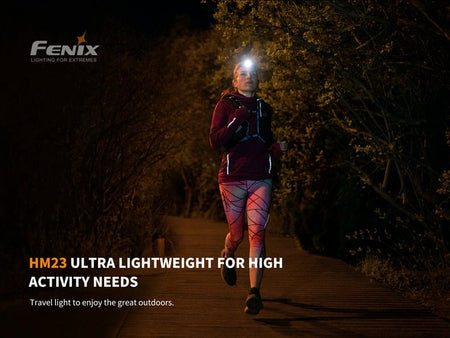Fenix HM23 Compact Hiking and Running Headlamp - Discontinued - Get Tight Gear