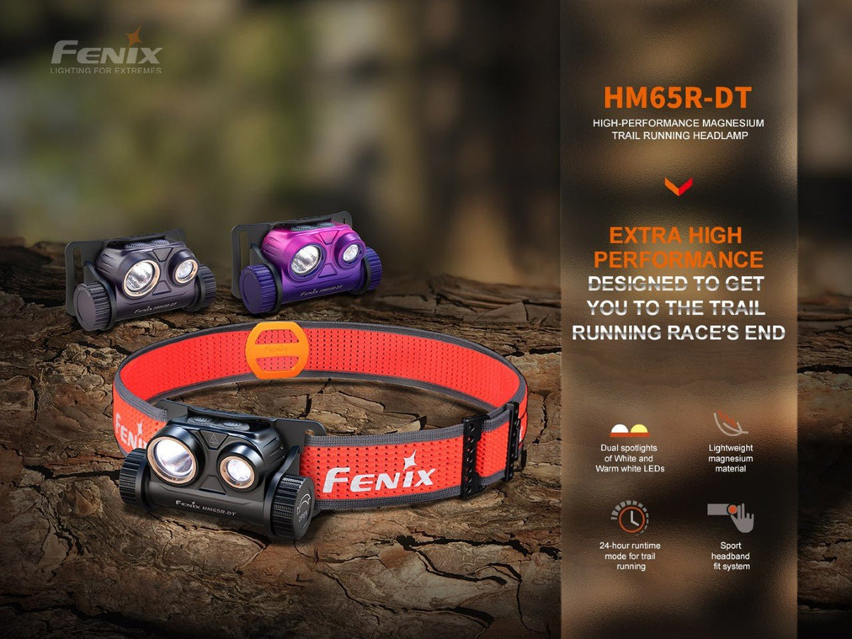 Fenix HM65R - DT Trail Running LED Headlamp - Get Tight Gear