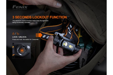Fenix HM70R Rechargeable LED Headlamp - 1600 Lumens - Get Tight Gear