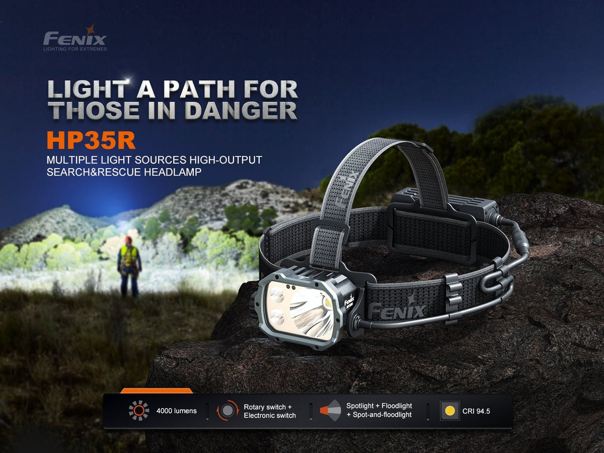 Fenix HP35R Search and Rescue Headlamp - Get Tight Gear