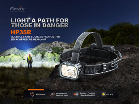 Fenix HP35R Search and Rescue Headlamp - Get Tight Gear