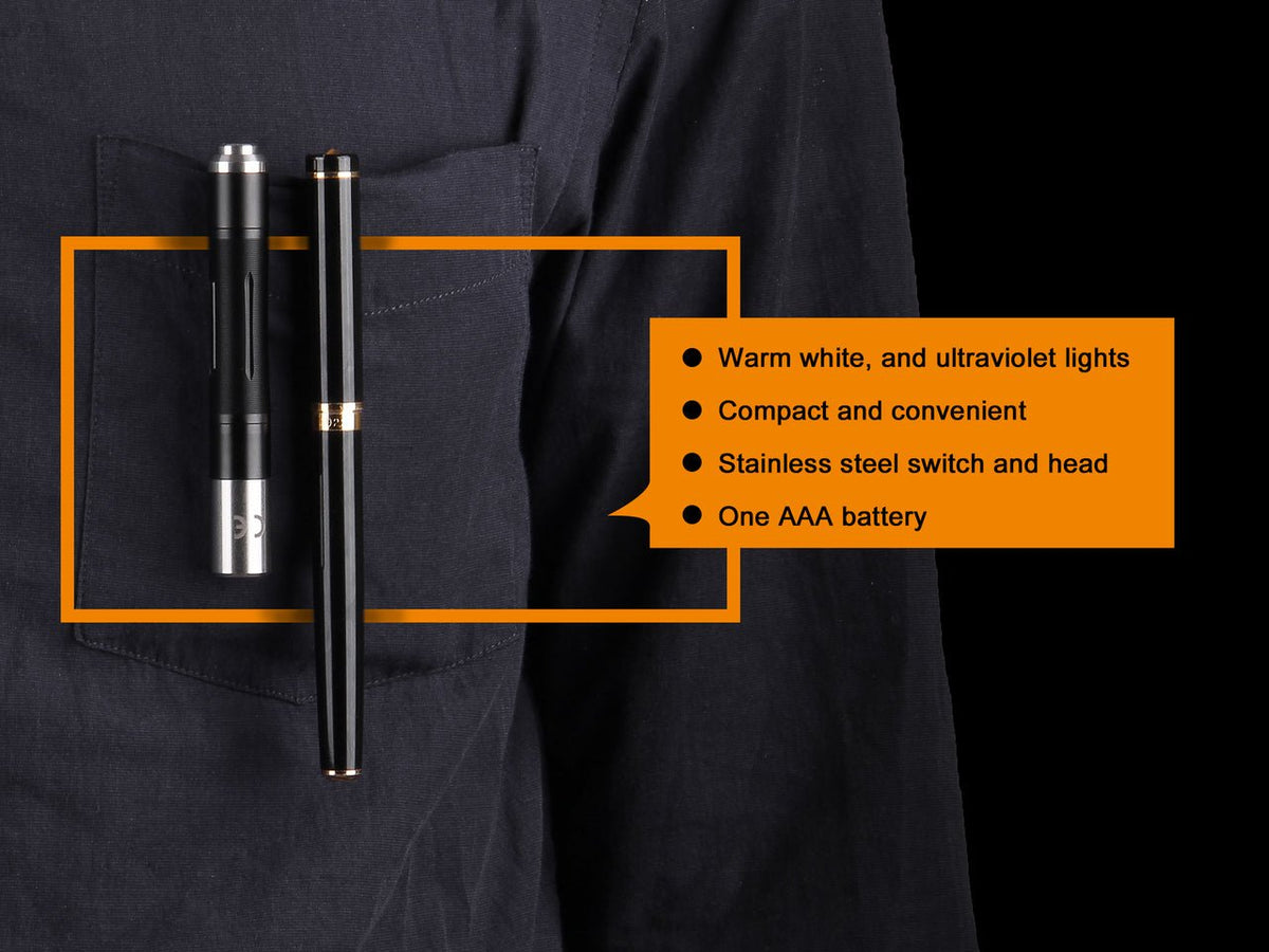 Fenix LD02 V2.0 EDC LED Penlight with UV Lighting - Get Tight Gear