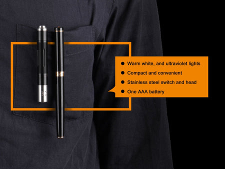 Fenix LD02 V2.0 EDC LED Penlight with UV Lighting - Get Tight Gear