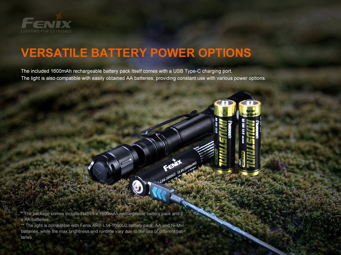 Fenix LD22 V2 Compact LED Flashlight - 800 Lumens - Get Tight Gear