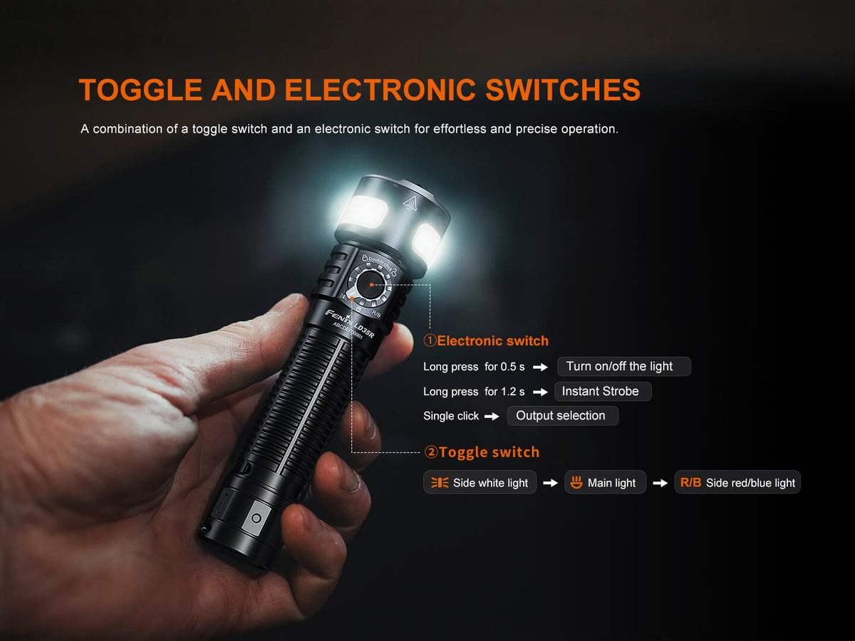 Fenix LD35R High Performance Multimode Tactical Flashlight - Get Tight Gear