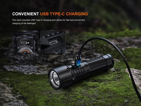 Fenix LD45R Digital Focus Rechargeable LED Flashlight - Get Tight Gear