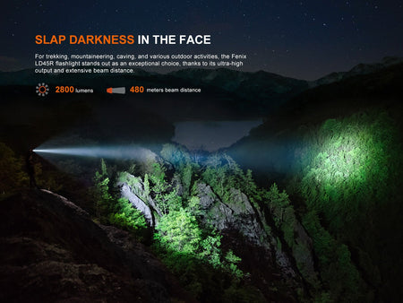 Fenix LD45R Digital Focus Rechargeable LED Flashlight - Get Tight Gear