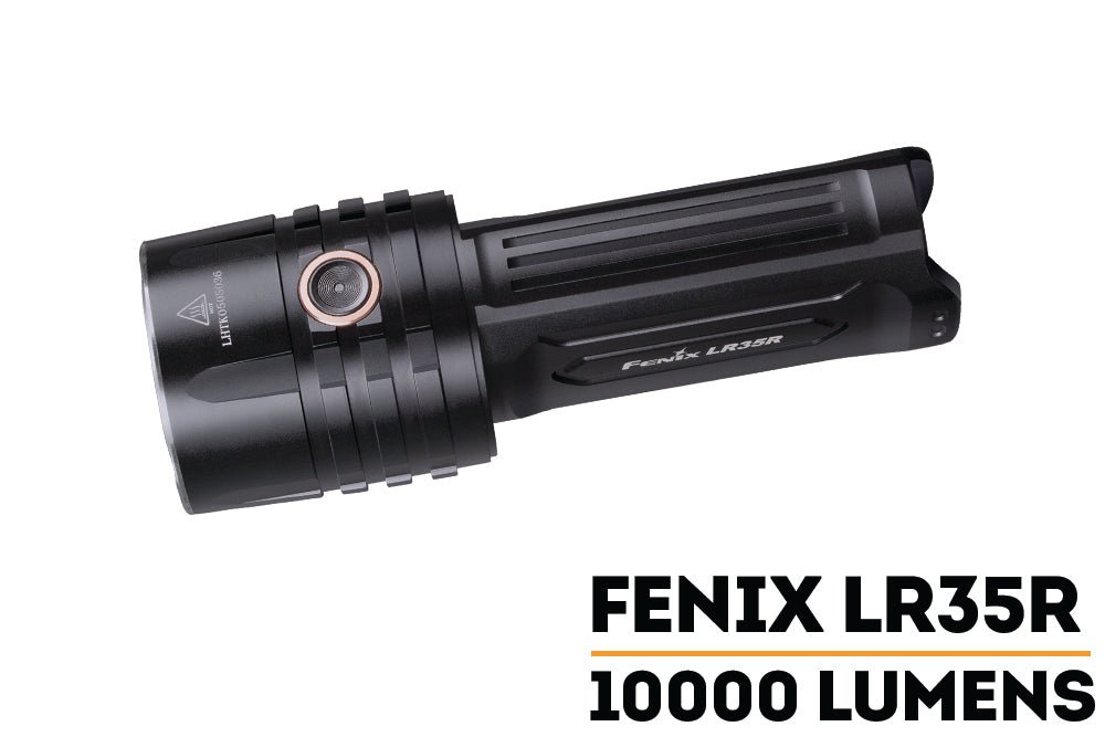 Fenix LR35R Rechargeable LED Flashlight - 10,000 Lumens - Get Tight Gear