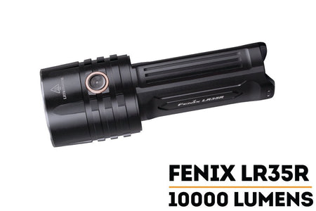 Fenix LR35R Rechargeable LED Flashlight - 10,000 Lumens - Get Tight Gear