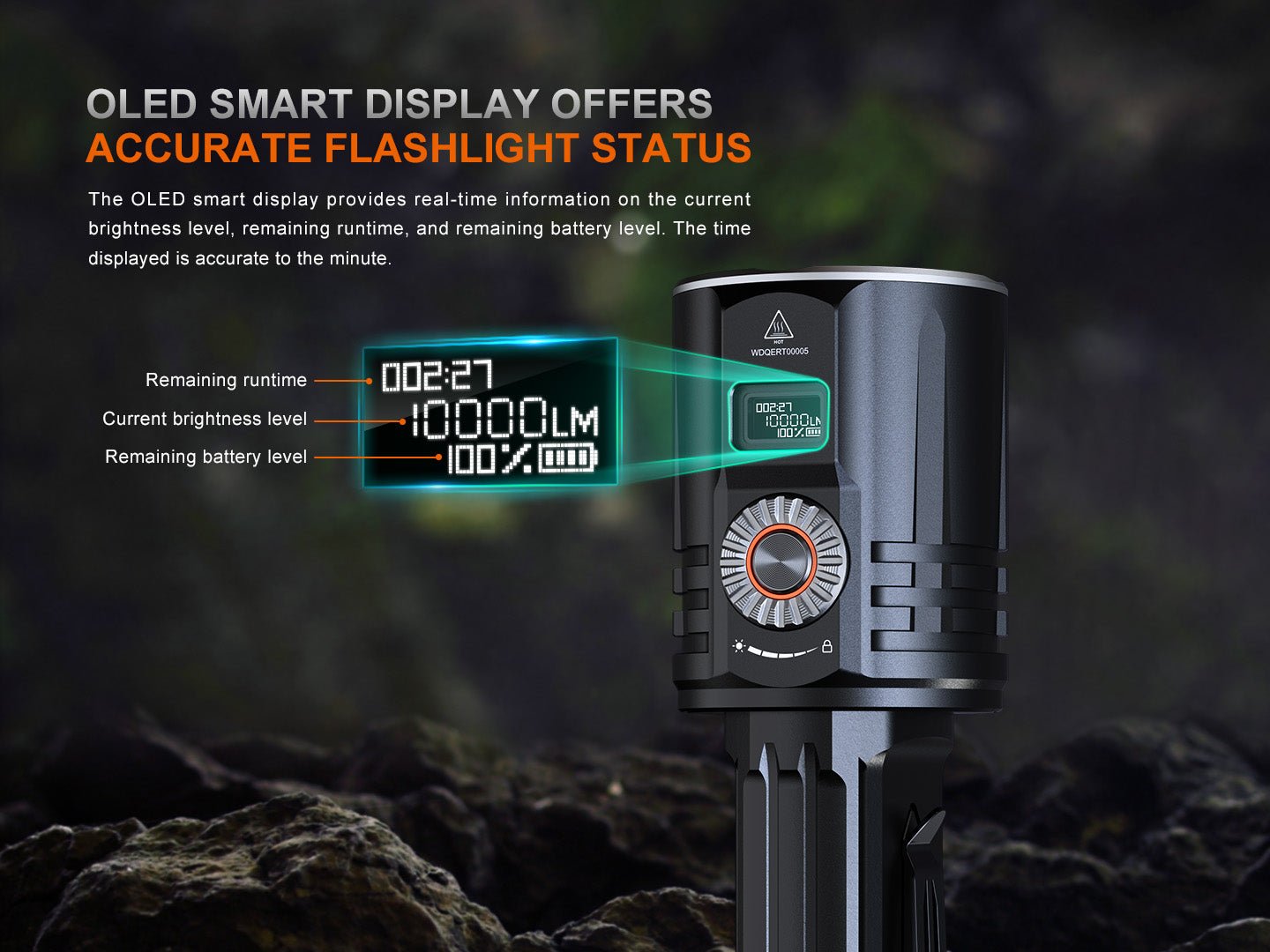 Fenix LR36R White Laser Searching Flashlight - Get Tight Gear