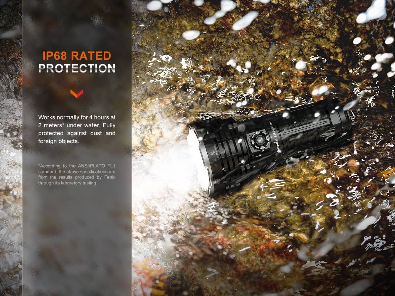 Fenix LR40R V2.0 Rechargeable LED Searchlight - Get Tight Gear