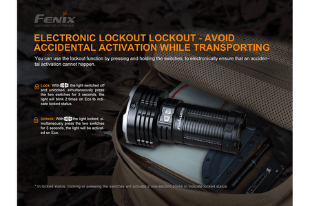 Fenix LR50R Multifunctional LED Search Light - 12000 Lumens - Get Tight Gear